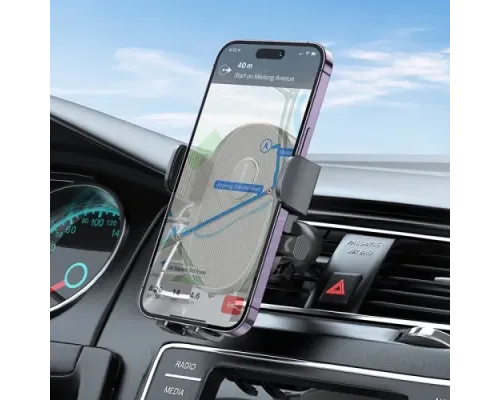 Автотримач BOROFONE BH85 Experience one-button car holder(center console) чорний mag-6941991100246144999