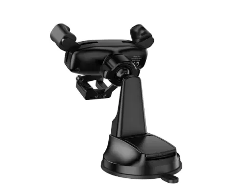 Автотримач Hoco H67 Gamble gravity linkage car holder(center console) Чорний mag-6942007641210144054