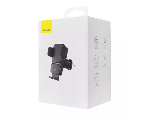 Автотримач Baseus Wisdom Auto Alignment 15W black PLS-00-00099881