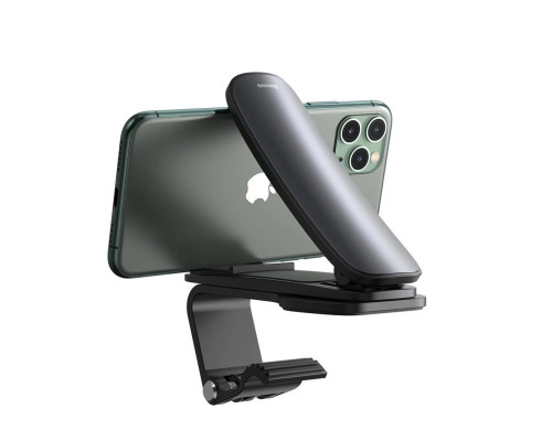 Тримач для мобiльного Baseus Big Mouth Pro Car Mount（Applicable to centre console）Black