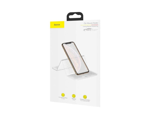 Гелевий коврик тримач Baseus Folding Bracket Antiskid Pad Transparent