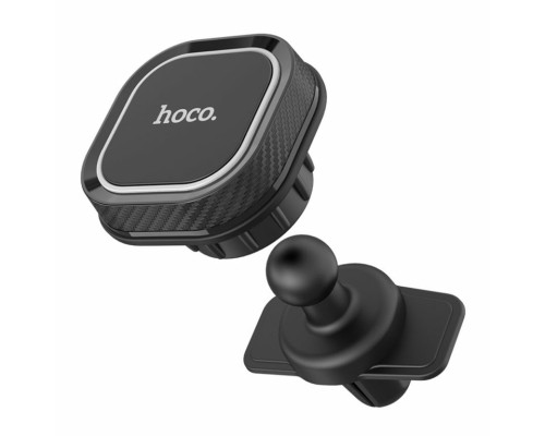 Тримач для мобільного HOCO CA52 Intelligent air outlet in-car holder Black+Gray (6931474707529)