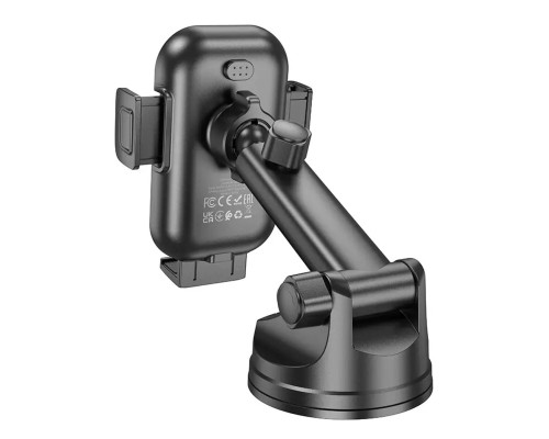 Тримач для мобiльного з БЗП BOROFONE BH203 Blue Charm wireless fast charging car holder(center console) (BH203)