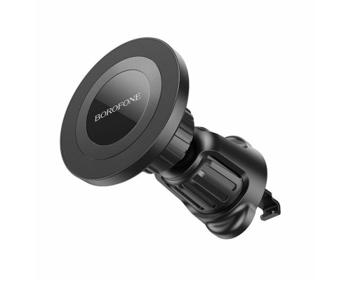 Тримач для мобільного BOROFONE BH90 Ring magnetic car holder(air outlet) Black