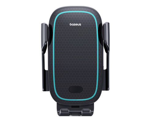 Тримач для мобiльного з БЗП Baseus Milky Way Pro Series Wireless Charging Electric Car Mount Phone Holder 15W Cluster Black (C40357000111-00)