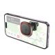 Автотримач для телефона BOROFONE BH124 Roman magnetic car holder (air outlet) Black and Red (6941991119545)