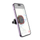 Автотримач для телефона BOROFONE BH124 Roman magnetic car holder (air outlet) Black and Red (6941991119545)