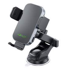 Автотримач для телефона з БЗП ACEFAST D53 wireless charging car holder with electric clamp for dashboard Black (6974316284246)