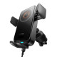 Автотримач для телефона Baseus Wisdom Pro Auto Coil Alignment Car Mount Wireless Charger Air Outlet Version Cosmic Black (C40381501123-00)