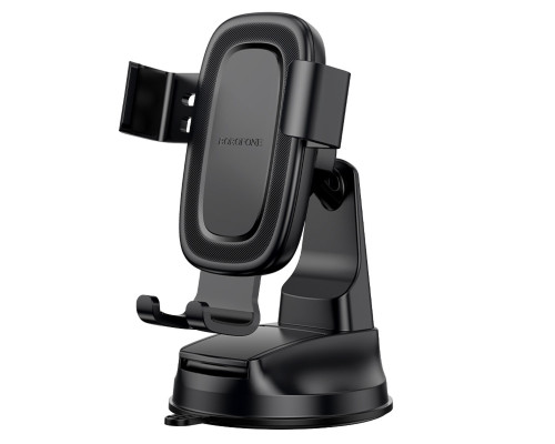 Автотримач для телефона BOROFONE BH130 Follower gravity car holder(center console) Black (6941991121289)