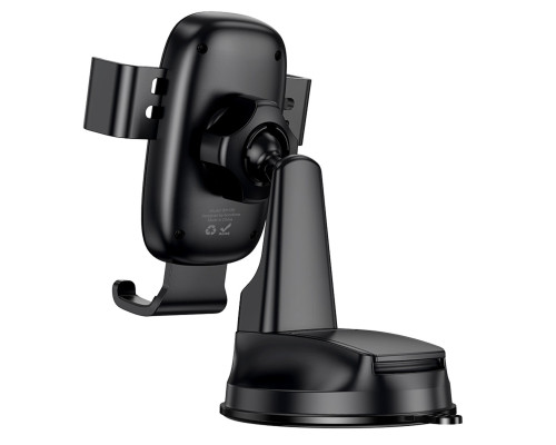 Автотримач для телефона BOROFONE BH130 Follower gravity car holder(center console) Black (6941991121289)