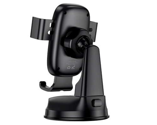 Автотримач для телефона BOROFONE BH130 Follower gravity car holder(center console) Black (6941991121289)