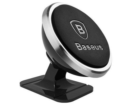 Тримач для мобiльного Baseus Magnetic Mount Holder(Paste Type) Silver