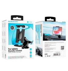 Автотримач BOROFONE BH100 Airy tablet car holder(center console) чорний mag-6941991107634140894