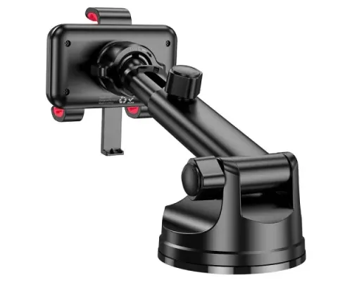 Автотримач Hoco H22 Dragon automatic clamping car holder(center console) Чорний mag-6942007605656151394