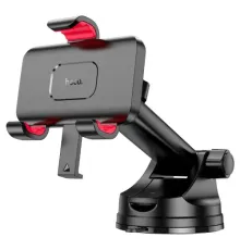 Автотримач Hoco H22 Dragon automatic clamping car holder(center console) Чорний mag-6942007605656151394
