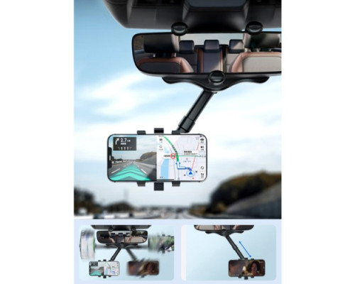 Автотримач XO C115 Hang up the mobile phone bracket Чорний mag-692068083531719773