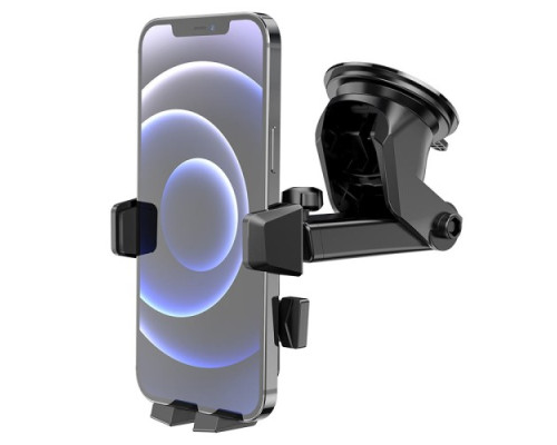 Автотримач Hoco CA83 David one-button center console car holder Чорний mag-6931474748423132462