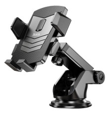 Автотримач Hoco CA83 David one-button center console car holder Чорний mag-6931474748423132462