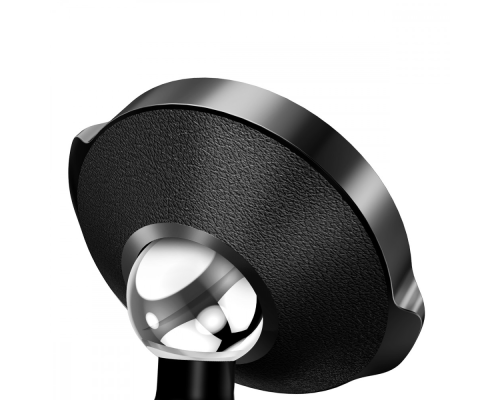 Автотримач Baseus Small Ears Series Vertical Magnetic Bracket Leather Type black PLS-00-00042458