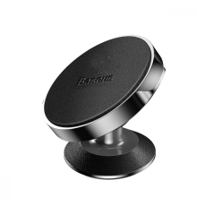 Автотримач Baseus Small Ears Series Vertical Magnetic Bracket Leather Type black PLS-00-00042458