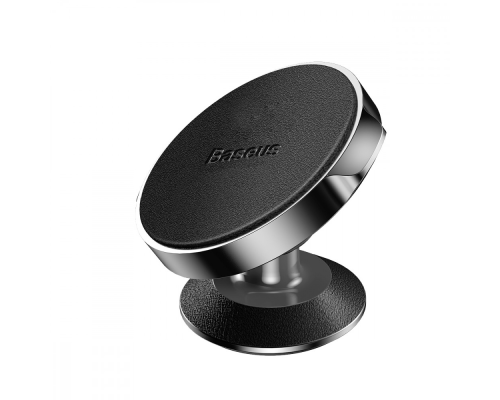 Автотримач Baseus Small Ears Series Vertical Magnetic Bracket Leather Type black PLS-00-00042458