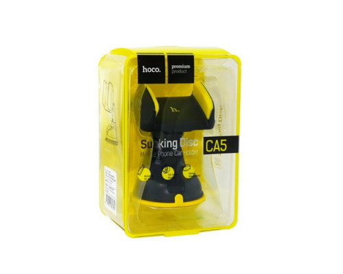 Тримач для мобільного HOCO CA5 Suction vehicle Holder Yellow