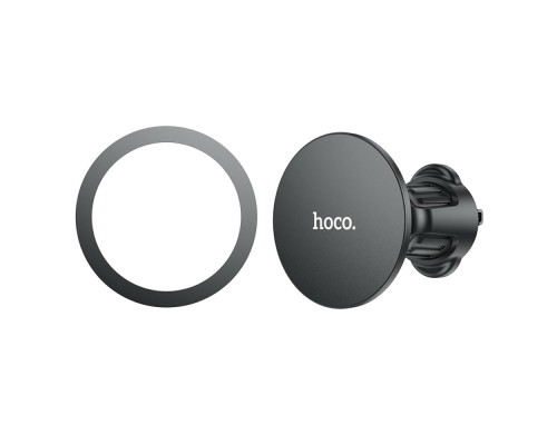 Тримач для мобільного HOCO H12 Fine jade ring magnetic car holder(air outlet) Black