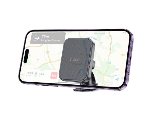Тримач для мобiльного HOCO H33 Cheetah magnetic car holder(center console) Black (6942007614474)