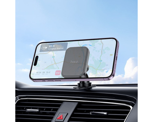 Тримач для мобiльного HOCO H33 Cheetah magnetic car holder(center console) Black (6942007614474)