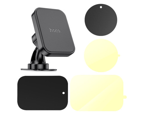 Тримач для мобiльного HOCO H33 Cheetah magnetic car holder(center console) Black (6942007614474)