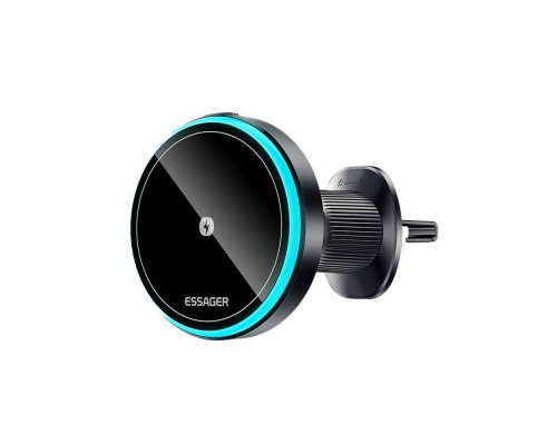 Автотримач для телефона ESSEGER element magnetic wireless charging car holder 15W black (EZJCFK-YS01-Z)