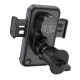 Тримач для мобільного BOROFONE BH220 Leader automatic induction wireless fast charging car holder(air outlet) Black Gray (6941991115288)