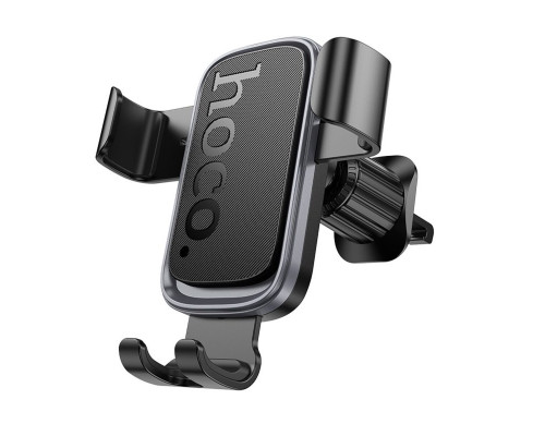 Автотримач для телефона HOCO H80 Vista gravity car holder (air outlet) Black Metal Gray (6942007647908)