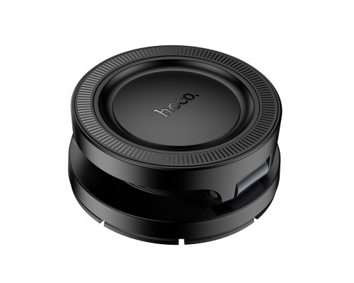 Автотримач для телефона HOCO H61 Show folding ring magnetic car holder (dashboard) Black Metal Gray (6942007637619)