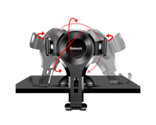 Тримач для мобiльного Baseus Osculum Type Gravity Car Mount Black