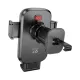Автотримач Hoco H78 Vista push-type car holder(air outlet) black metal grey mag-6942007647885145291
