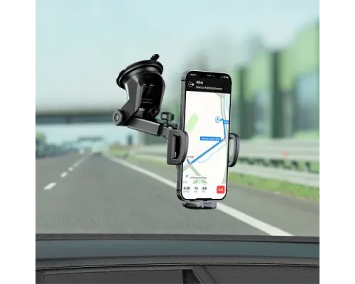 Автотримач BOROFONE BH53 Windy center console car holder чорний mag-6931474751867144185