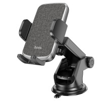Автотримач Hoco CA95 Polaris push-type telescopic suction cup car holder Чорний mag-6931474758514132463