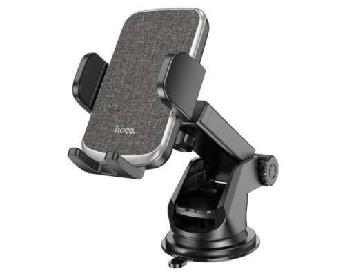 Автотримач Hoco CA95 Polaris push-type telescopic suction cup car holder Чорний mag-6931474758514132463