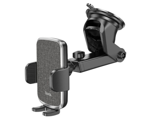 Автотримач Hoco CA95 Polaris push-type telescopic suction cup car holder Чорний mag-6931474758514132463