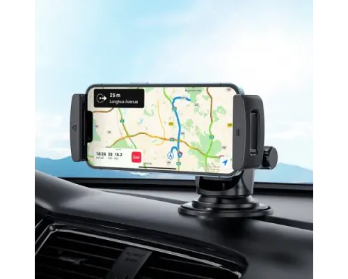 Автотримач Hoco CA120 Prospering center console car holder for tablets Чорний mag-6931474788535145076