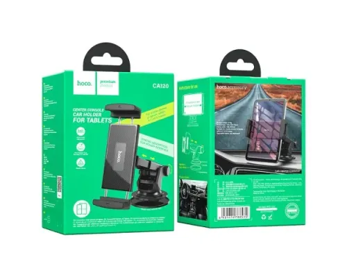 Автотримач Hoco CA120 Prospering center console car holder for tablets Чорний mag-6931474788535145076