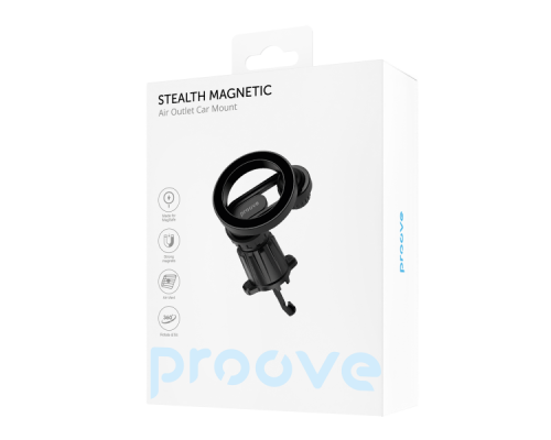 Автотримач Proove Stealth Magnetic Air Outlet Car Mount black PLS-00-00112564