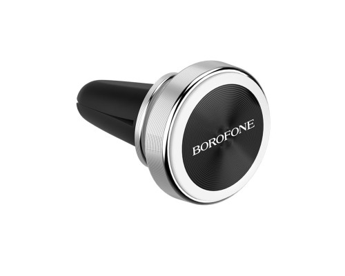 Тримач для мобільного BOROFONE BH6 Platinum metal magnetic in-car holder for air outlet Silver