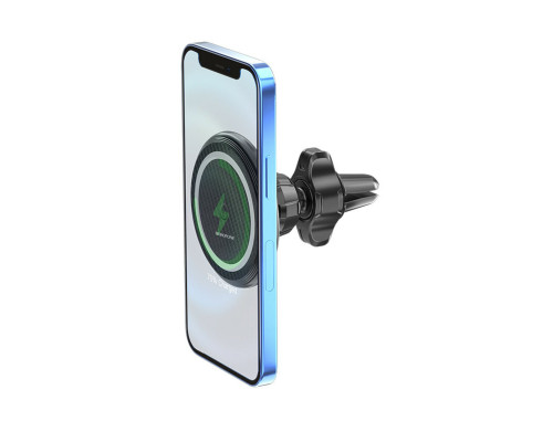 Тримач для мобiльного з БЗП BOROFONE BH45 Mobile magnetic wireless charging car holder