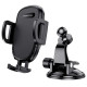 Тримач для мобільного BOROFONE BH37 Route push type suction cup car holder Black