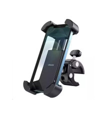 Велотримач для мобільного Usams US-ZJ064 Cycling Shockproof Phone Holder Black