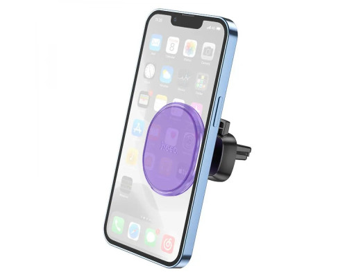 Тримач для мобільного HOCO H1 Crystal magnetic car holder(air outlet) Romantic Purple