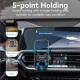 Автотримач для телефону Vention One Touch Clamping Car Phone Mount With Suction Cup Black Square Type (KCVB0)